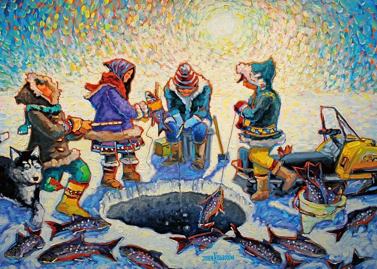 Ravensburger Canadian Collection IJsvissen Legpuzzel 1000 Stuks - 168316