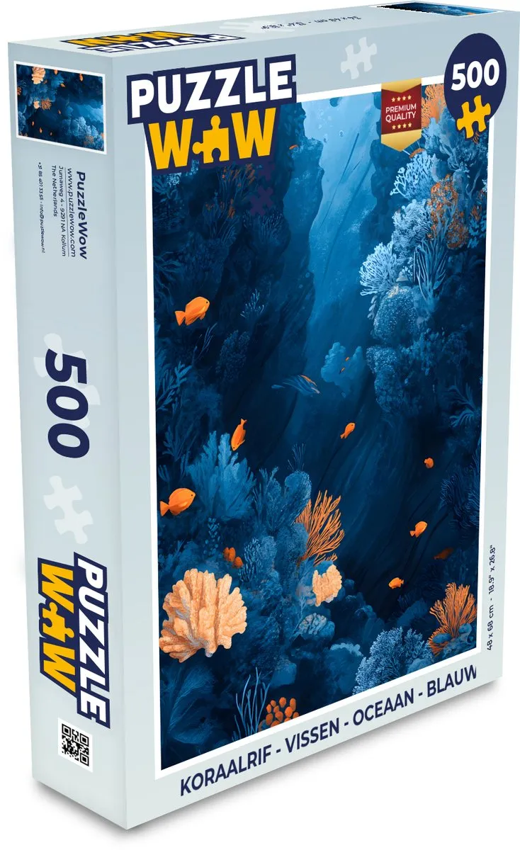 PuzzleWow Koraalrif Legpuzzel 500 Stuks