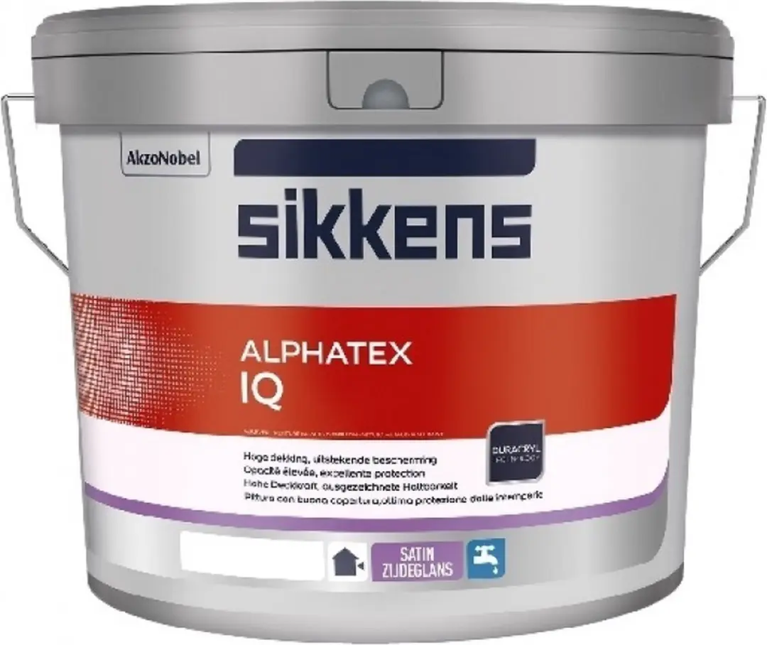 Sikkens Alphatex IQ Mat RAL 9010 Gebroken wit 10 Liter