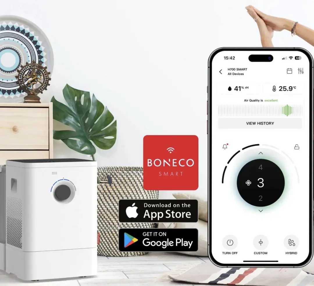Boneco W400 Smart Luchtbevochtiger - Wit - afbeelding 3 van 4