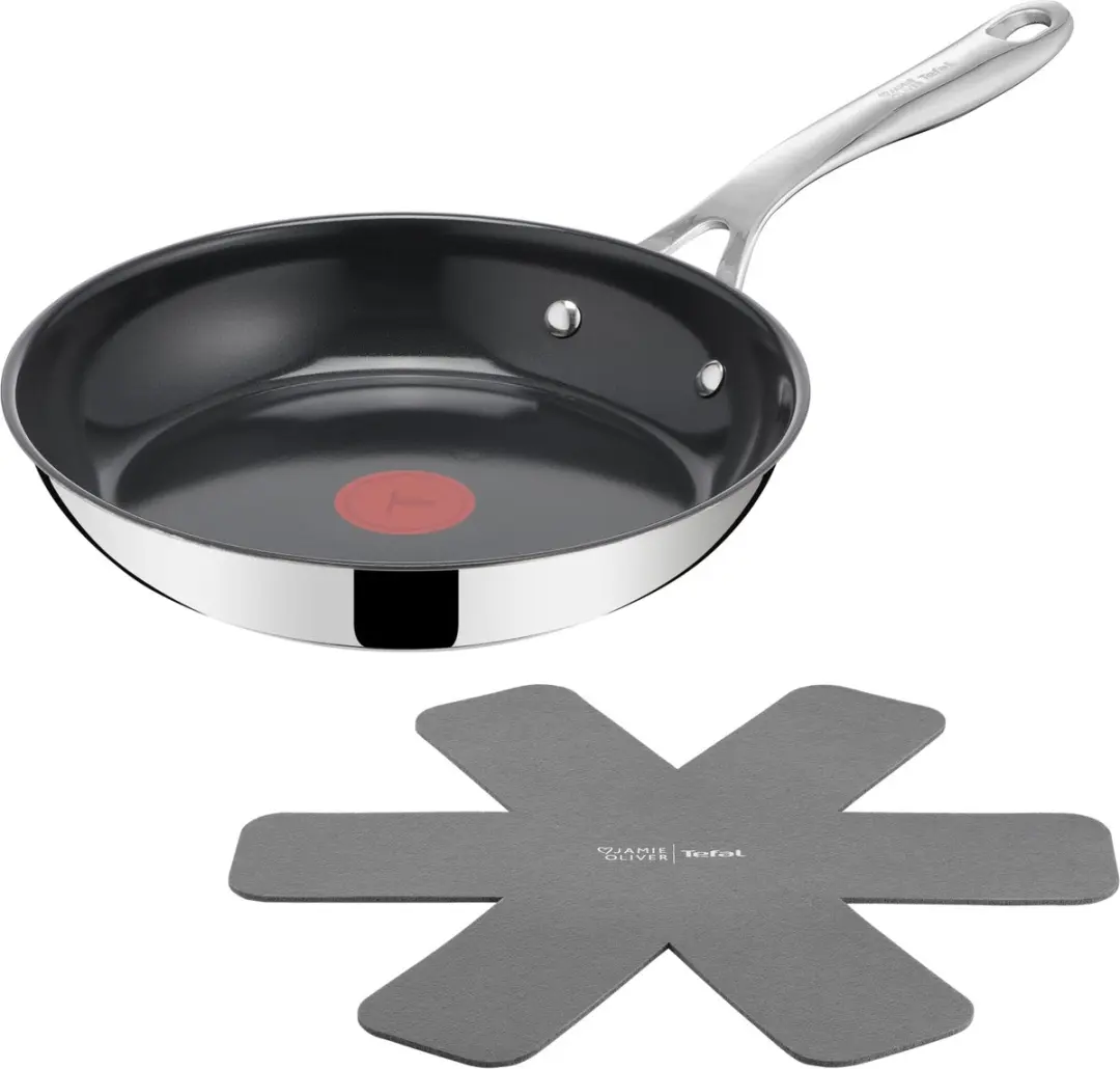 Jamie Oliver by Tefal Classic Cook Ceramic Koekenpan - Ø24 CM - Met 1 panbeschermer - Keramisch- Inductie - PFAS-vrij