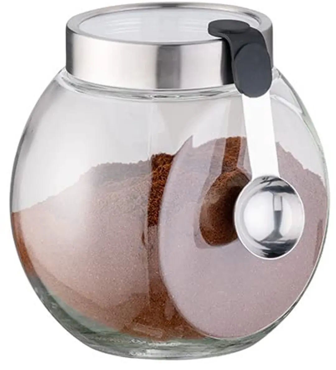 APS Voorraadpot met lepel - 12.5cm - 3ml - Transparant