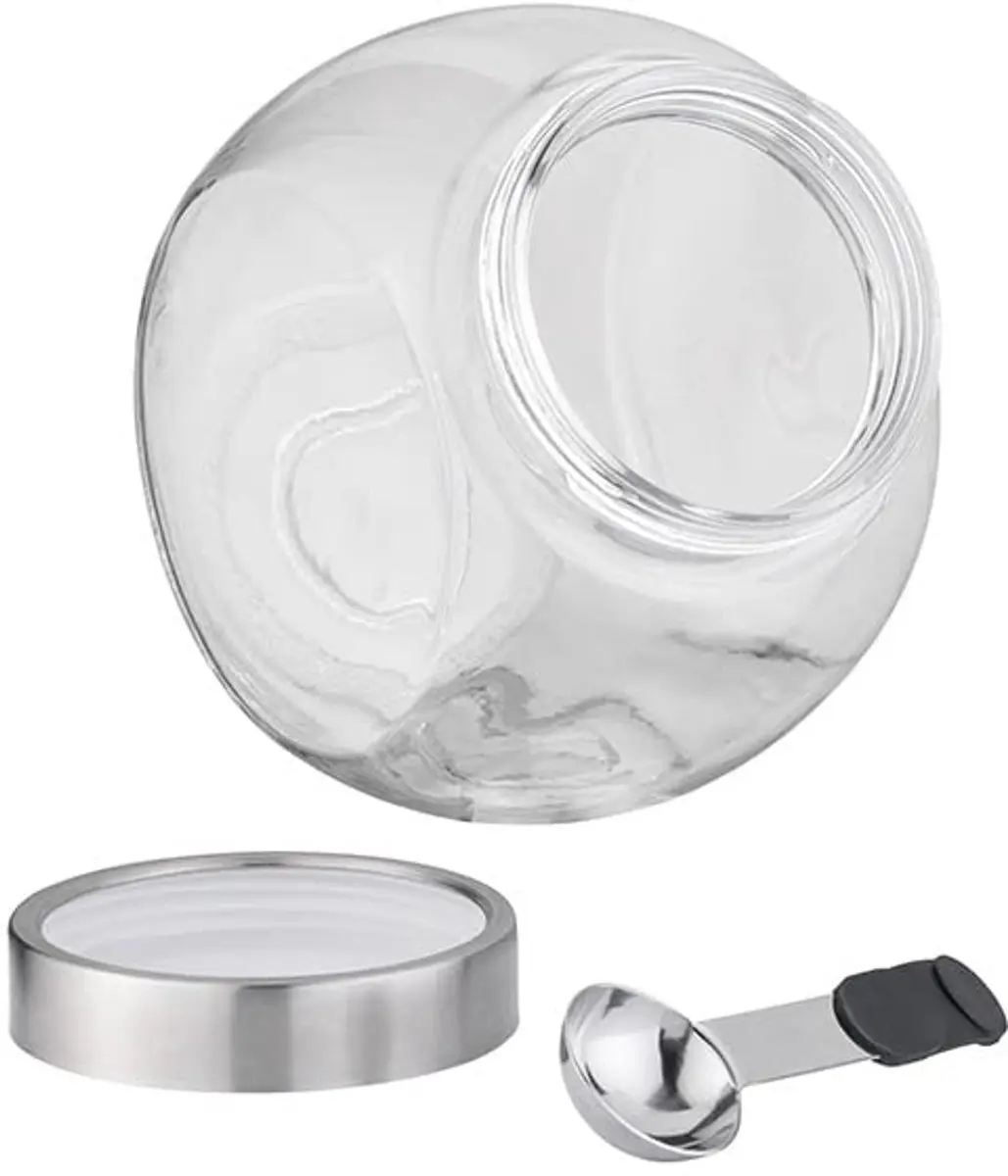 APS Voorraadpot met lepel - 12.5cm - 3ml - Transparant