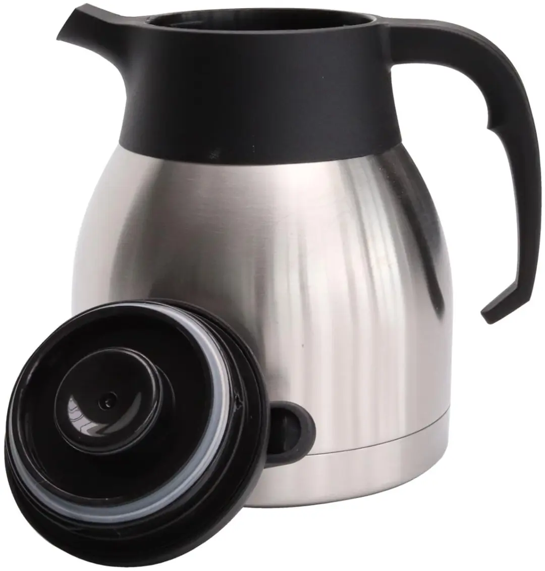 APS Thermoskan 1L - Dubbelwandig RVS - Zilver