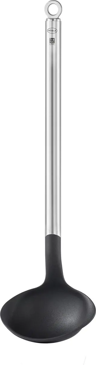 Rösle Basic Line Sauslepel RVS/Siliconen 28cm