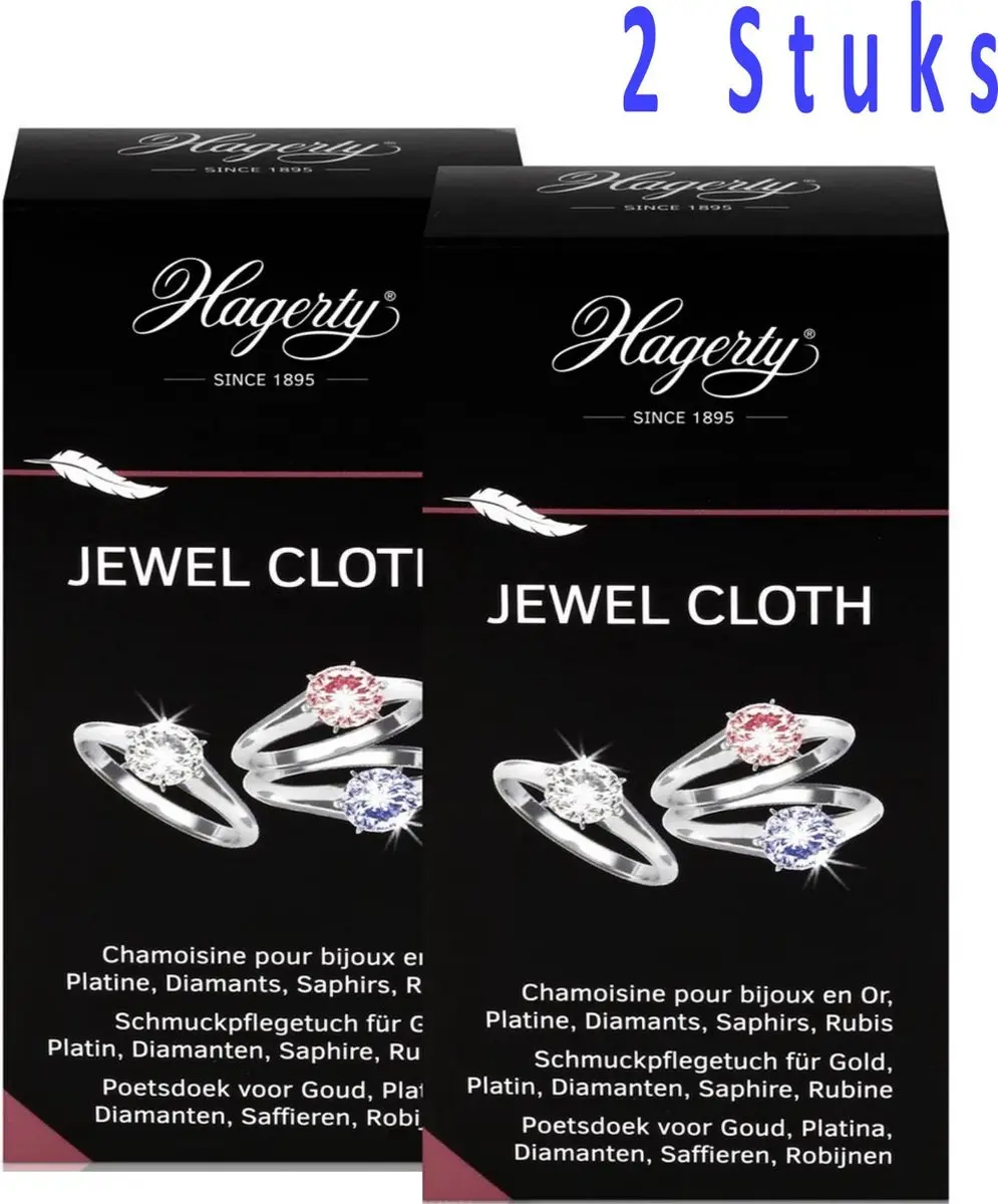 Hagerty Jewel Cloth 30x36 cm (2 stuks)