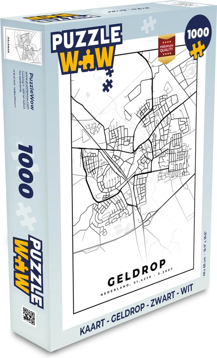 PuzzleWow Geldrop Legpuzzel 1000 Stuks