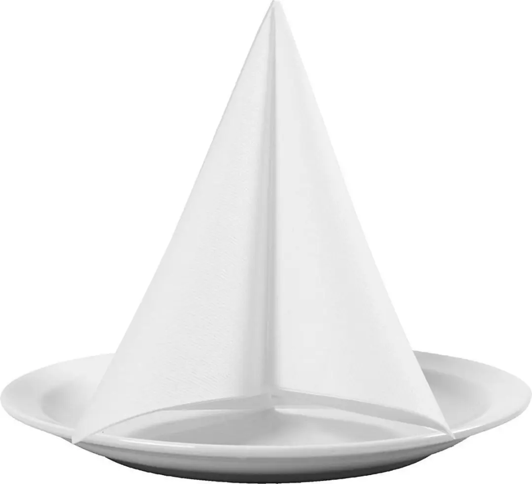 Servetten, afm 40x40 cm, wit, 20 stuks