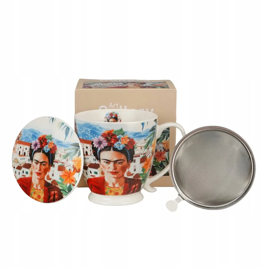 MEXICAN ART RED Mok met Infuser