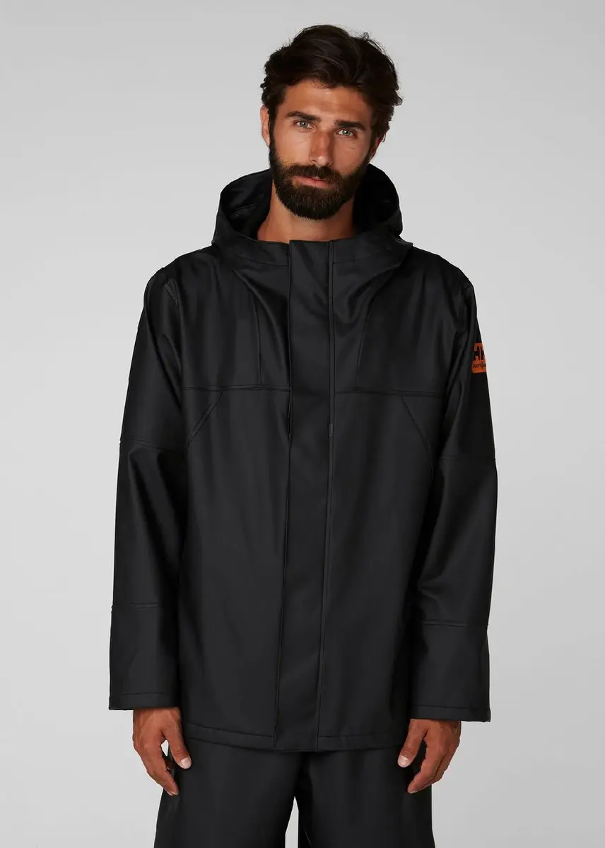 Helly Hansen Storm Rain Jacket XXL - Donker Oranje/Zwart - afbeelding 6 van 6