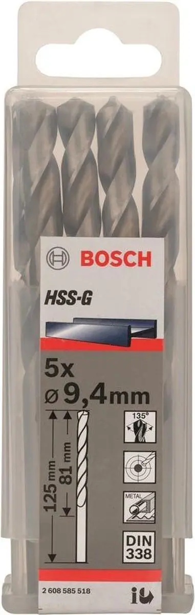 Bosch ST. LINE HSS-G Boor 9.4mm