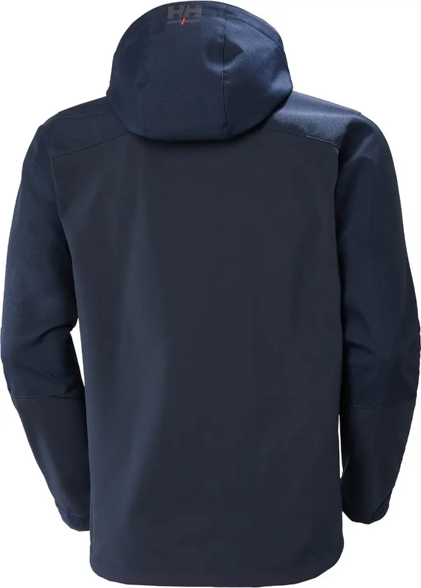 Helly Hansen Oxford Hooded Softshell Jacket 74290 - L - Navy - afbeelding 6 van 6