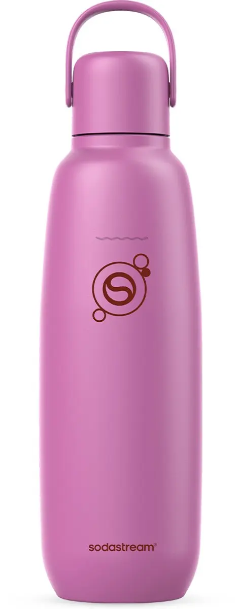SodaStream Fizz & Go Roestvrijstalen Bruiswaterfles 0.9L