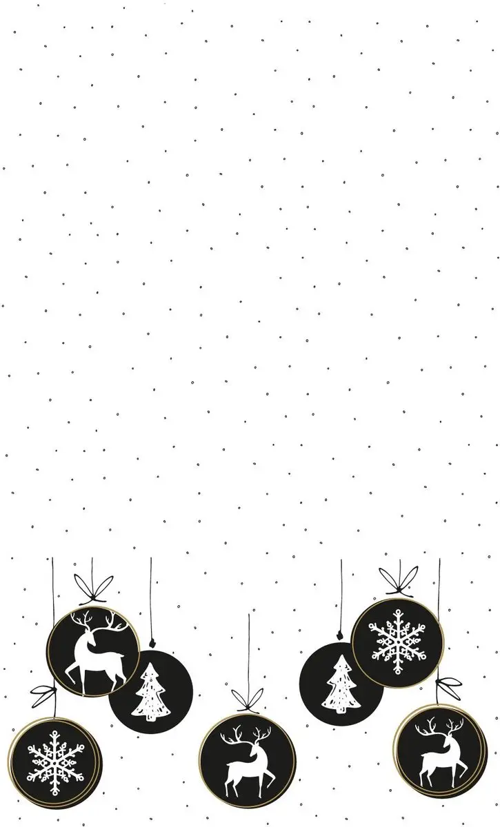 Duni Kerst Tafelkleed 138x220cm - Papier - Rendieren - afbeelding 2 van 6
