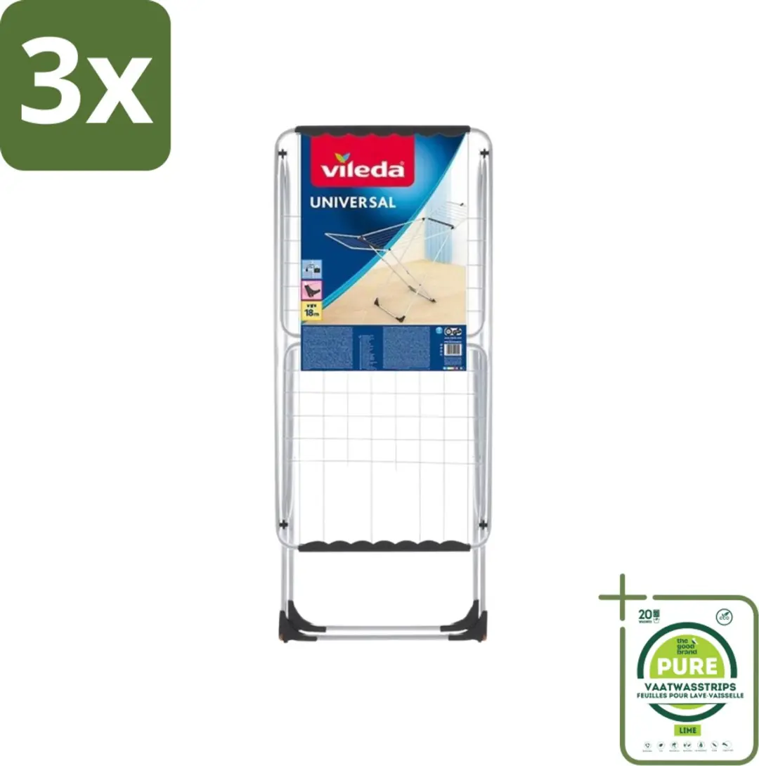 3 x Vileda Universal