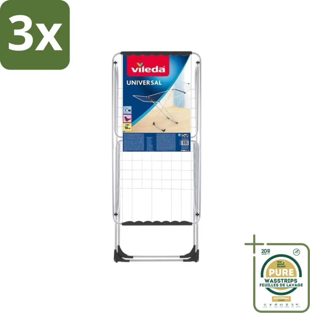 3 x Vileda Universal