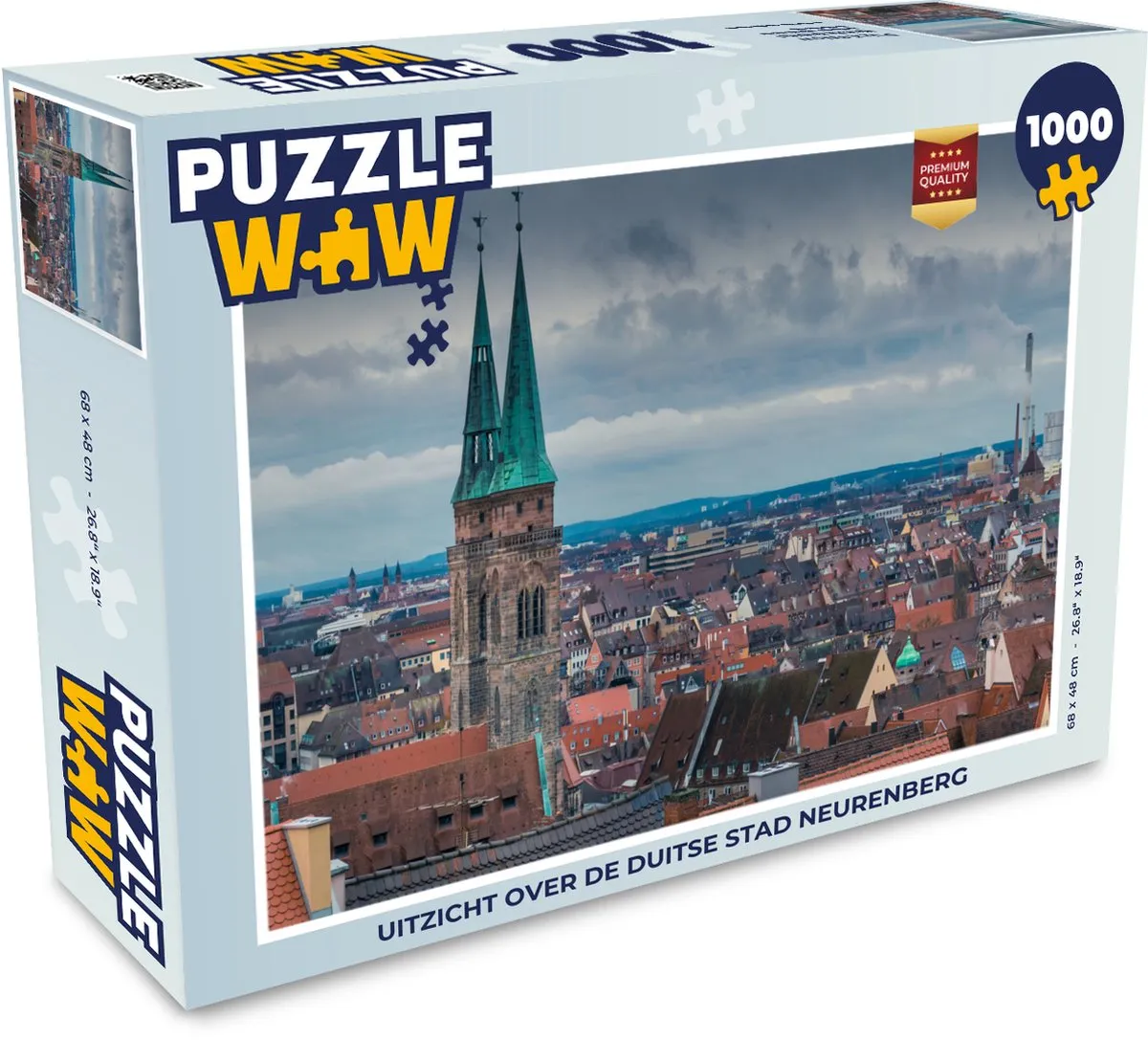 PuzzleWow Legpuzzel Neurenberg 1000 Stuks