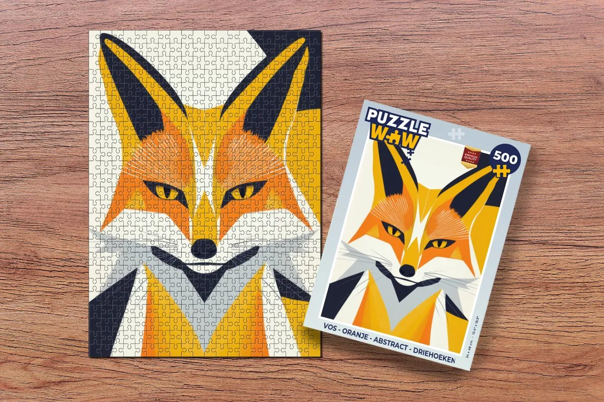 PuzzleWow Vos Abstract Legpuzzel 500 Stuks - MPN 8721406850007