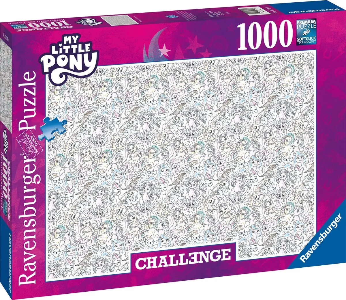 Ravensburger Challenge My Little Pony Legpuzzel 1000 Stuks