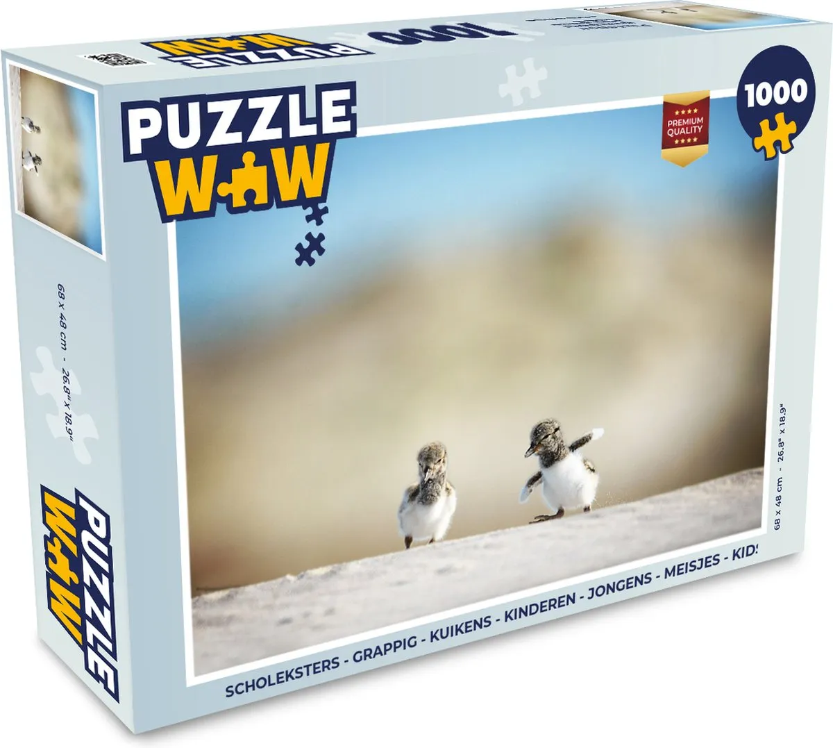 PuzzleWow Scholeksters Legpuzzel 1000 Stuks