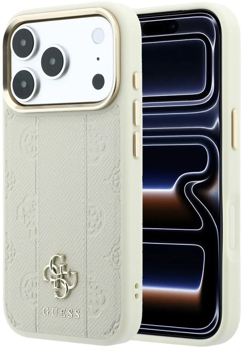 GUESS Telefoonhoesje iPhone 18 Pro MagSafe Beige