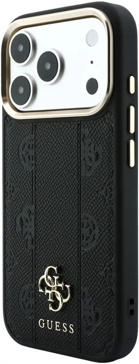 GUESS Backcover Hoesje iPhone 18 Pro Max - Magsafe - Zwart