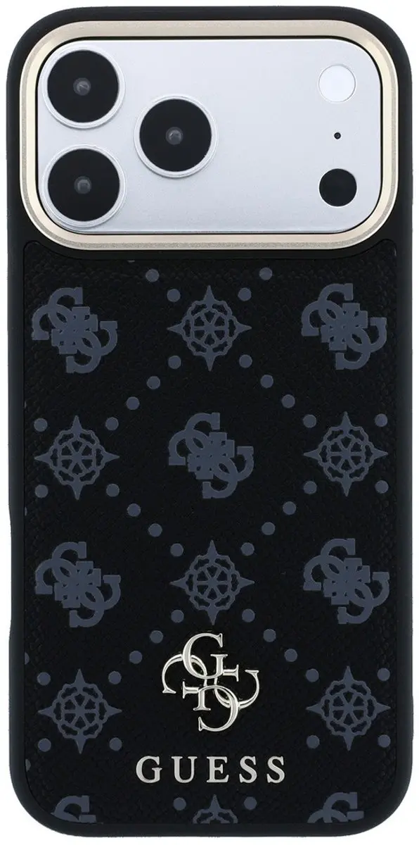 Guess Backcover Hoesje iPhone 18 Pro Max - Magsafe - Zwart