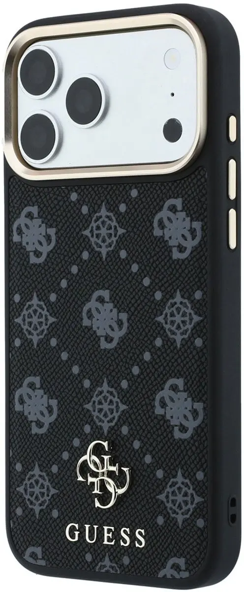 Guess Backcover Hoesje iPhone 18 Pro Max - Magsafe - Zwart
