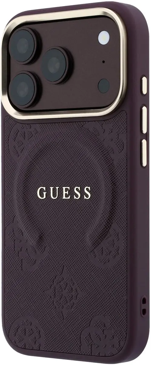 GUESS Telefoonhoesje iPhone 18 Pro Max - Bordeauxrood - 3666339654436