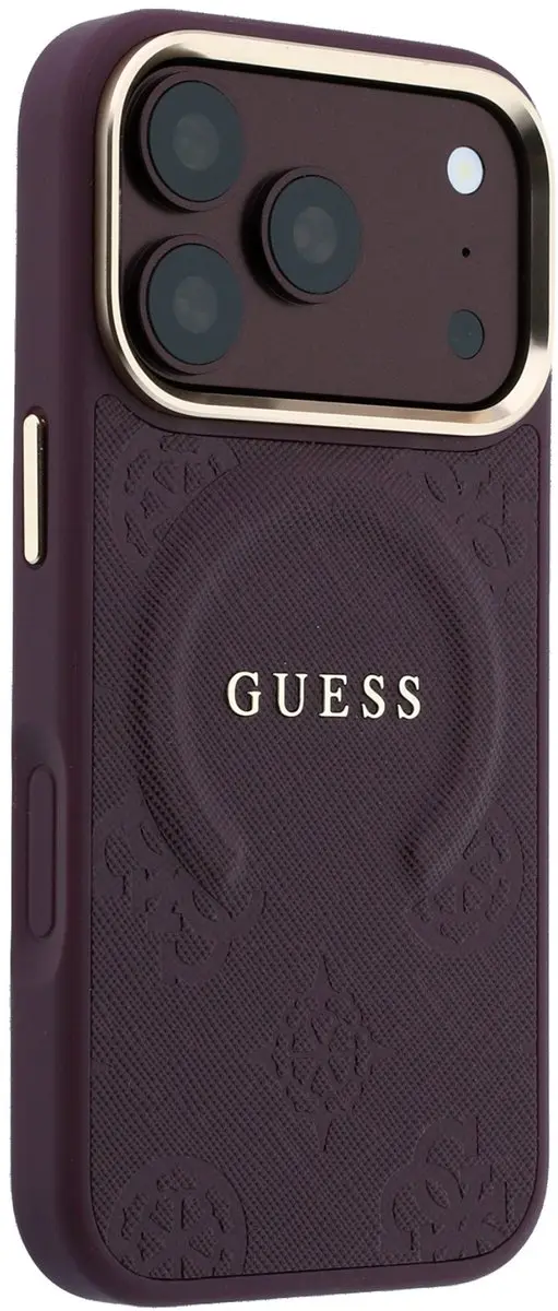 GUESS Telefoonhoesje iPhone 18 Pro Max - Bordeauxrood - 3666339654436