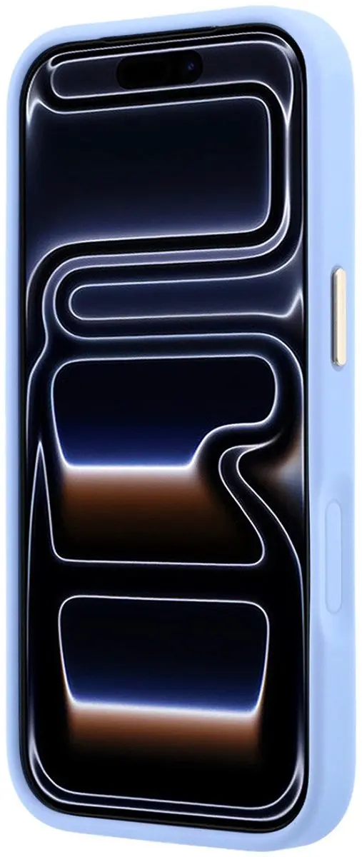 Guess Hoesje iPhone 18 Pro MagSafe Lichtblauw
