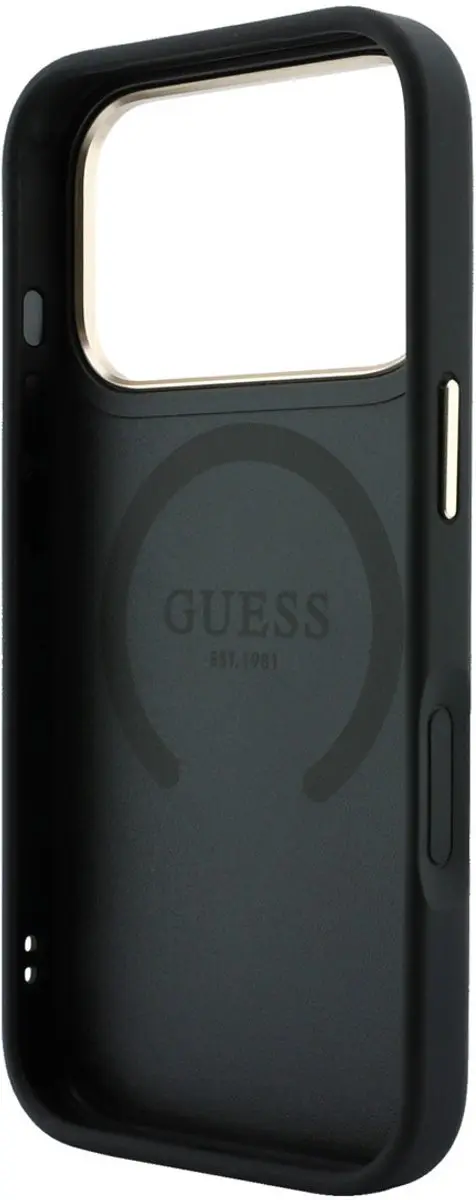 GUESS iPhone 17 Pro Hoesje - Zwart - MagSafe