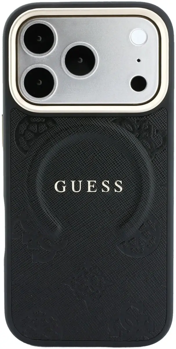 GUESS iPhone 17 Pro Hoesje - Zwart - MagSafe
