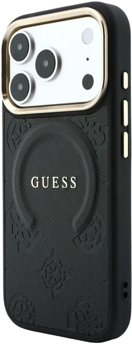 GUESS iPhone 17 Pro Hoesje - Zwart - MagSafe