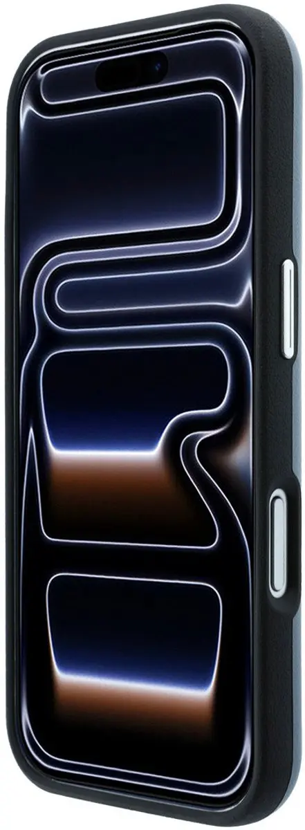 Karl Lagerfeld Backcase Hoesje iPhone 17 Pro - Lichtblauw - Kunstleer