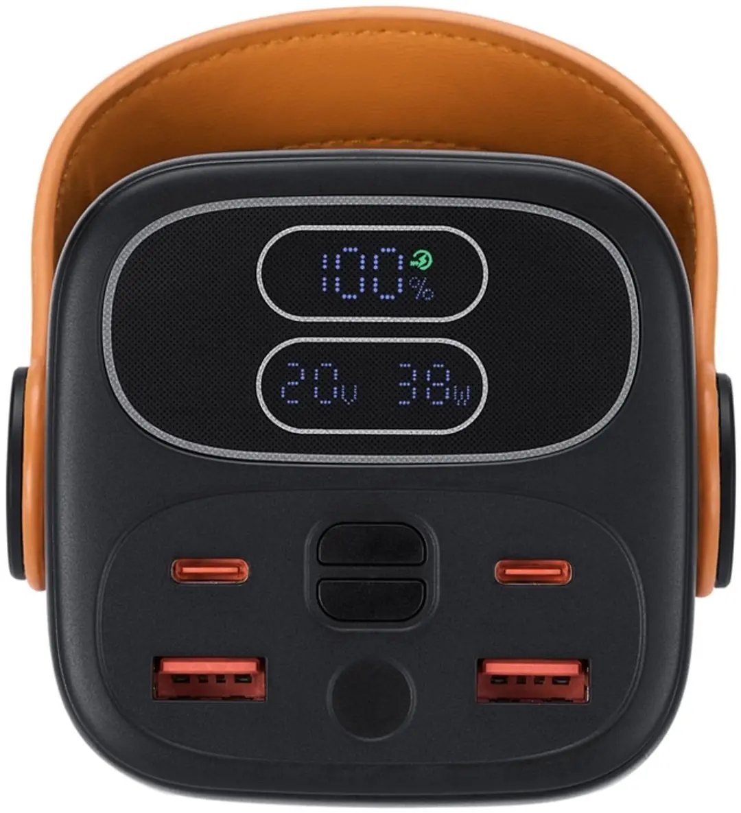 RivaCase VA1085 Powerbank 40000mAh 65W - 4 Poorten - Zwart - afbeelding 4 van 6