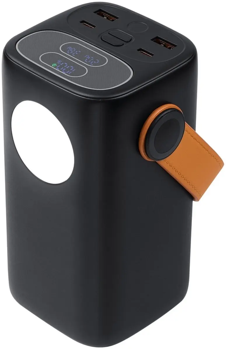 RivaCase VA1085 Powerbank 40000mAh 65W - 4 Poorten - Zwart - afbeelding 6 van 6