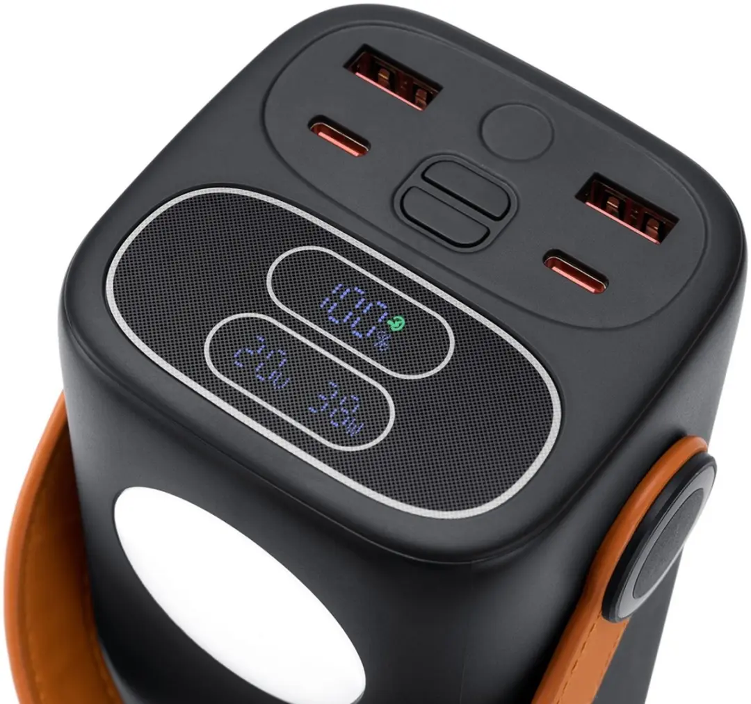 RivaCase VA1085 Powerbank 40000mAh 65W - 4 Poorten - Zwart - afbeelding 3 van 6