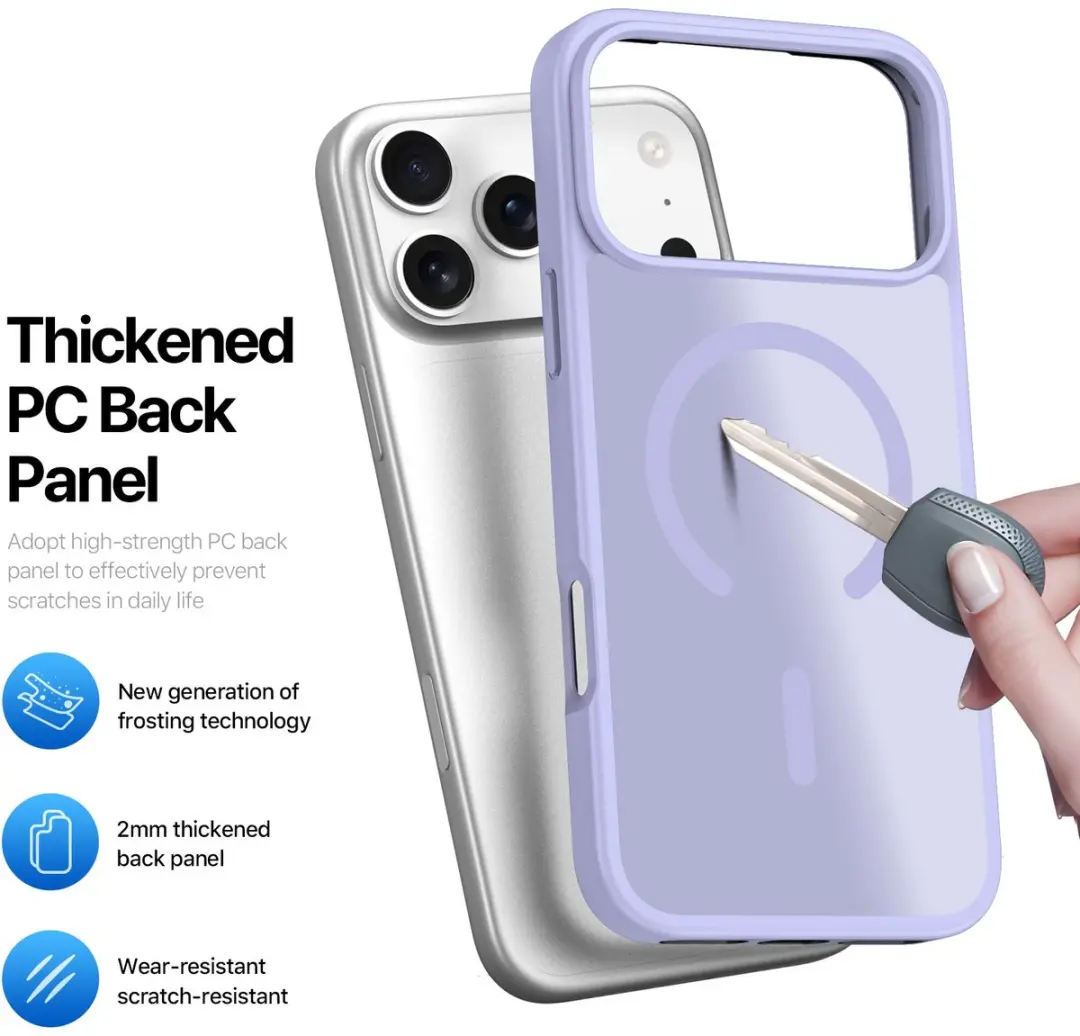 Dux Ducis Yind Series Hoesje iPhone 18/17 Pro Max - Lavendel - MagSafe