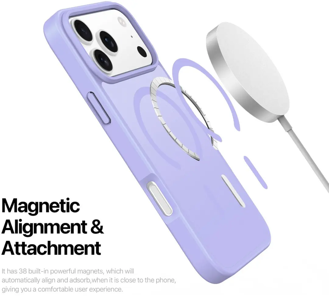 Dux Ducis Yind Series Hoesje iPhone 18/17 Pro Max - Lavendel - MagSafe