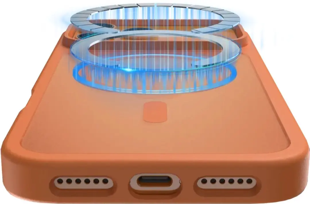Buddi Frost Hoesje iPhone 17 Pro Max - Oranje - MagSafe