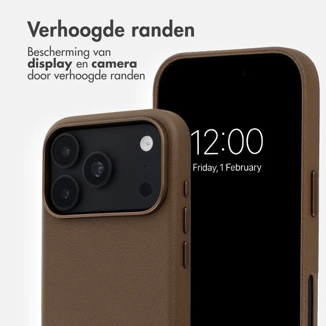 Accezz Hoesje iPhone 17 Pro Max - Coffee Brown - MagSafe