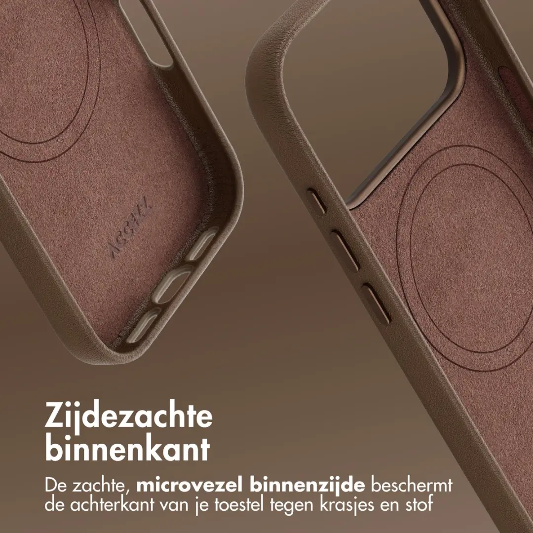 Accezz Hoesje iPhone 17 Pro Max - Coffee Brown - MagSafe