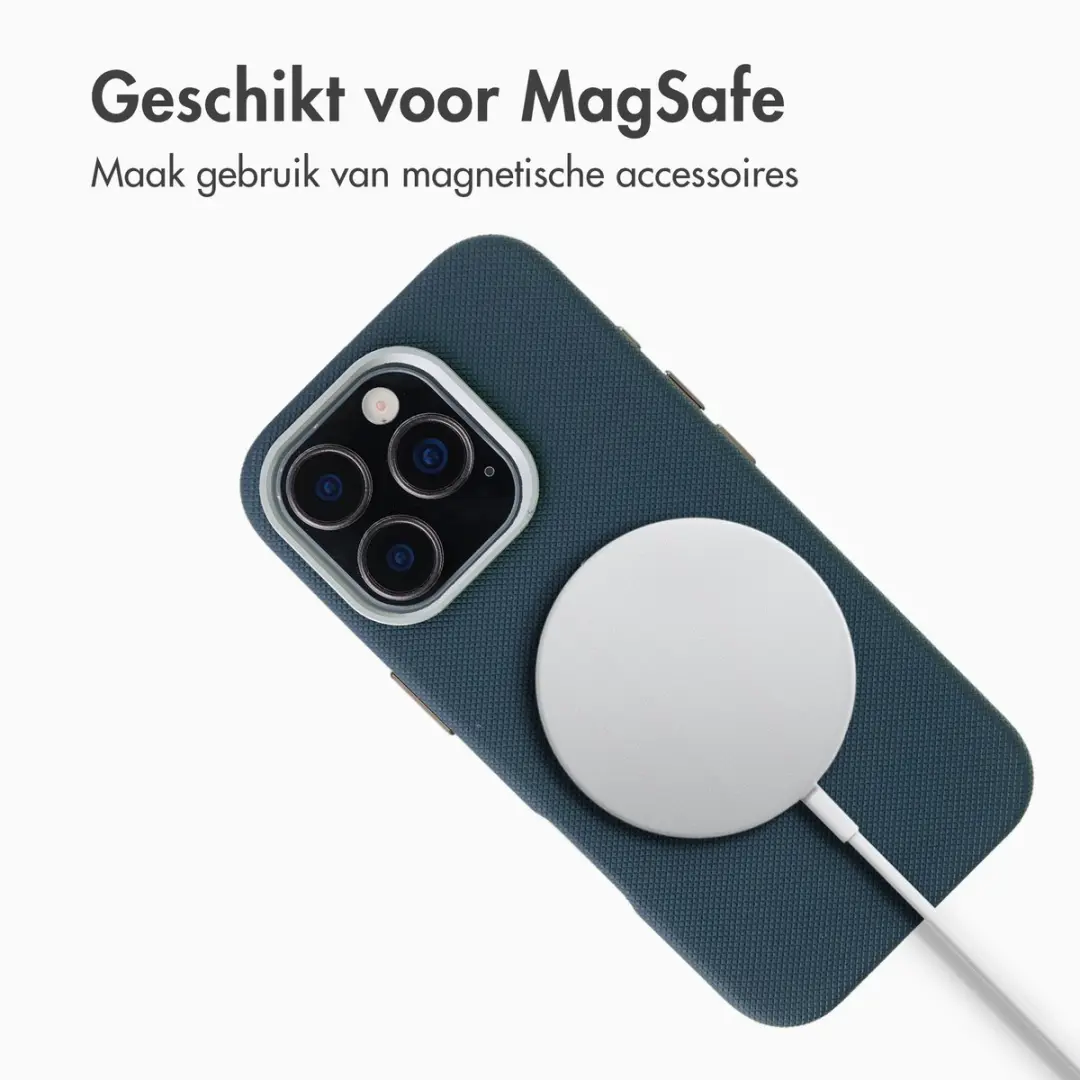 Accezz Hoesje iPhone 16 Pro - Donkerblauw - MagSafe