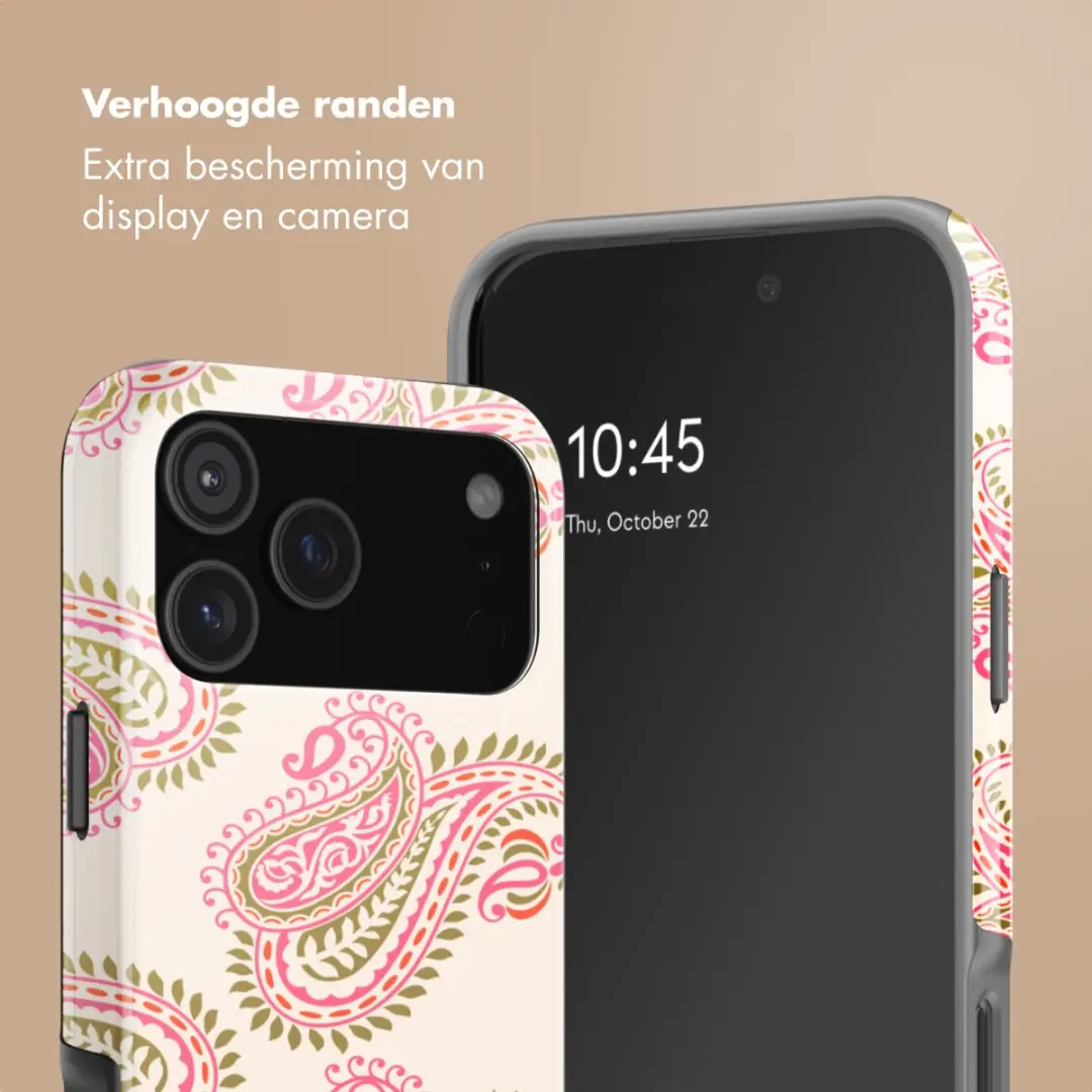 Selencia Hoesje iPhone 18 Pro Max - Paisley Blush - MagSafe