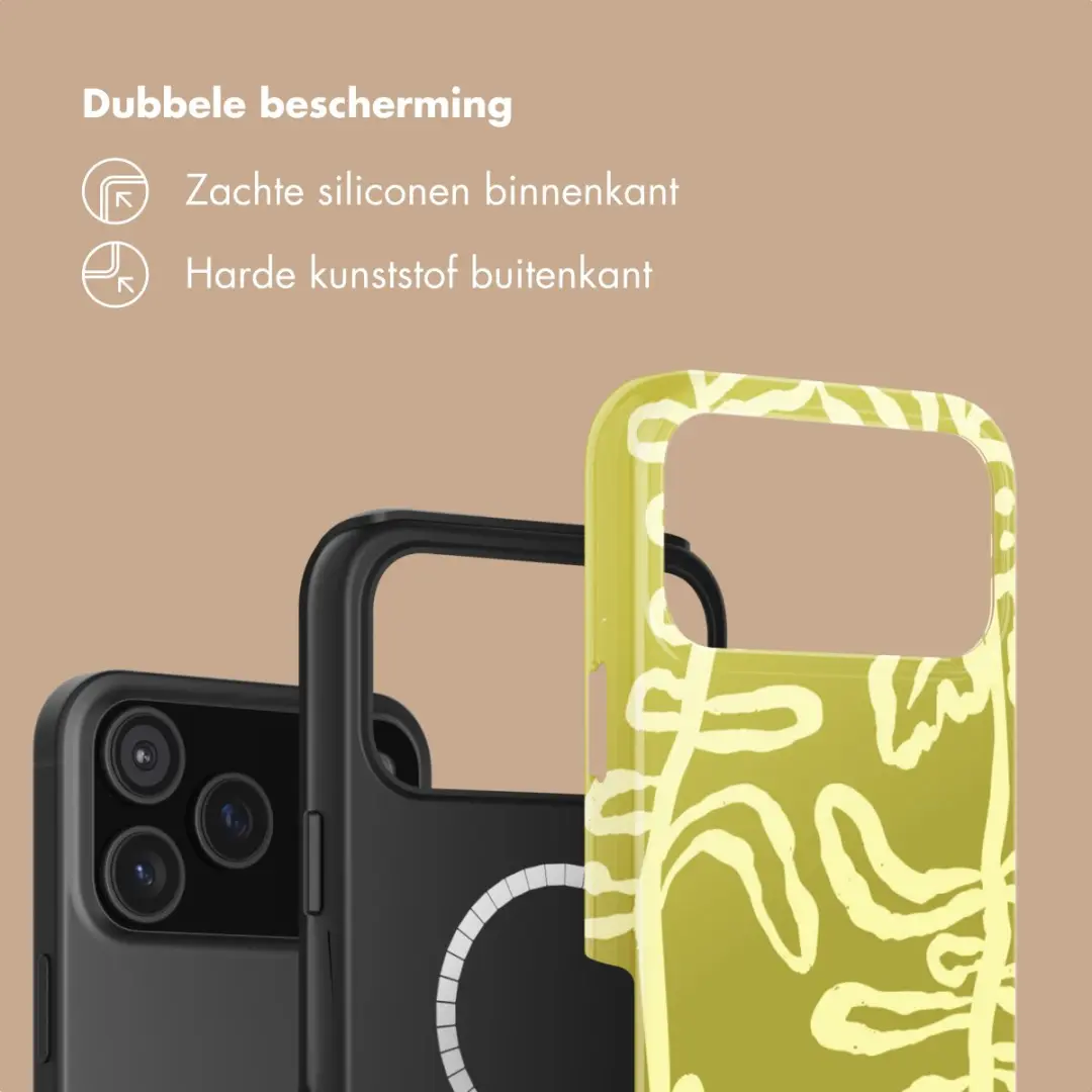 Selencia Hoesje iPhone 18 Pro Max - Chalky Bloom - MagSafe