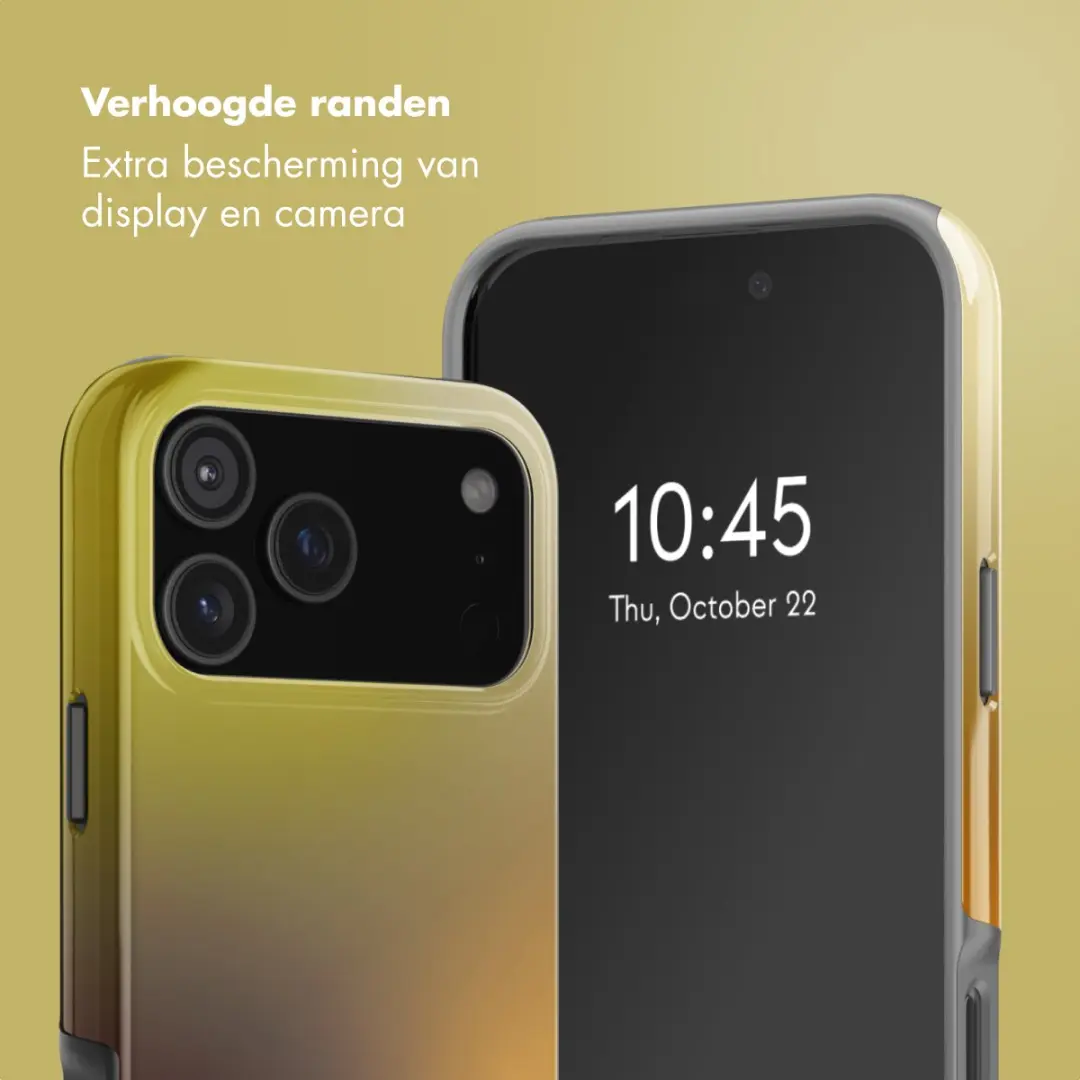 Selencia Hoesje iPhone 18 Pro Max - Gradient Olive Dust - MagSafe