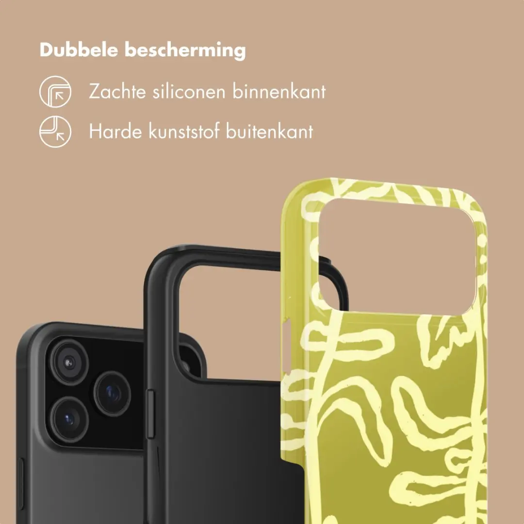 Selencia Hoesje iPhone 17 Pro Max Chalky Bloom