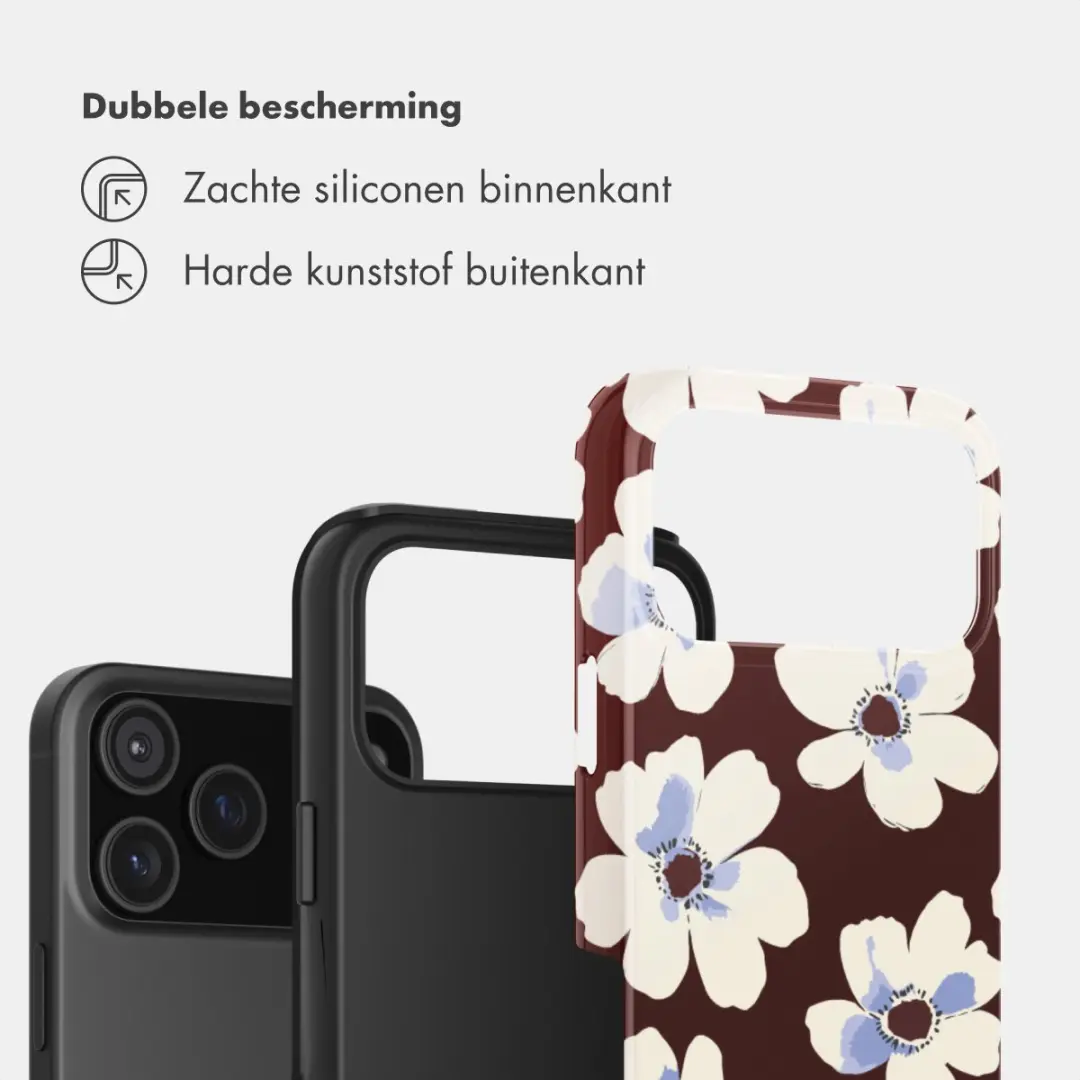 Selencia Hoesje iPhone 17 Pro Max Choco Flower Pop