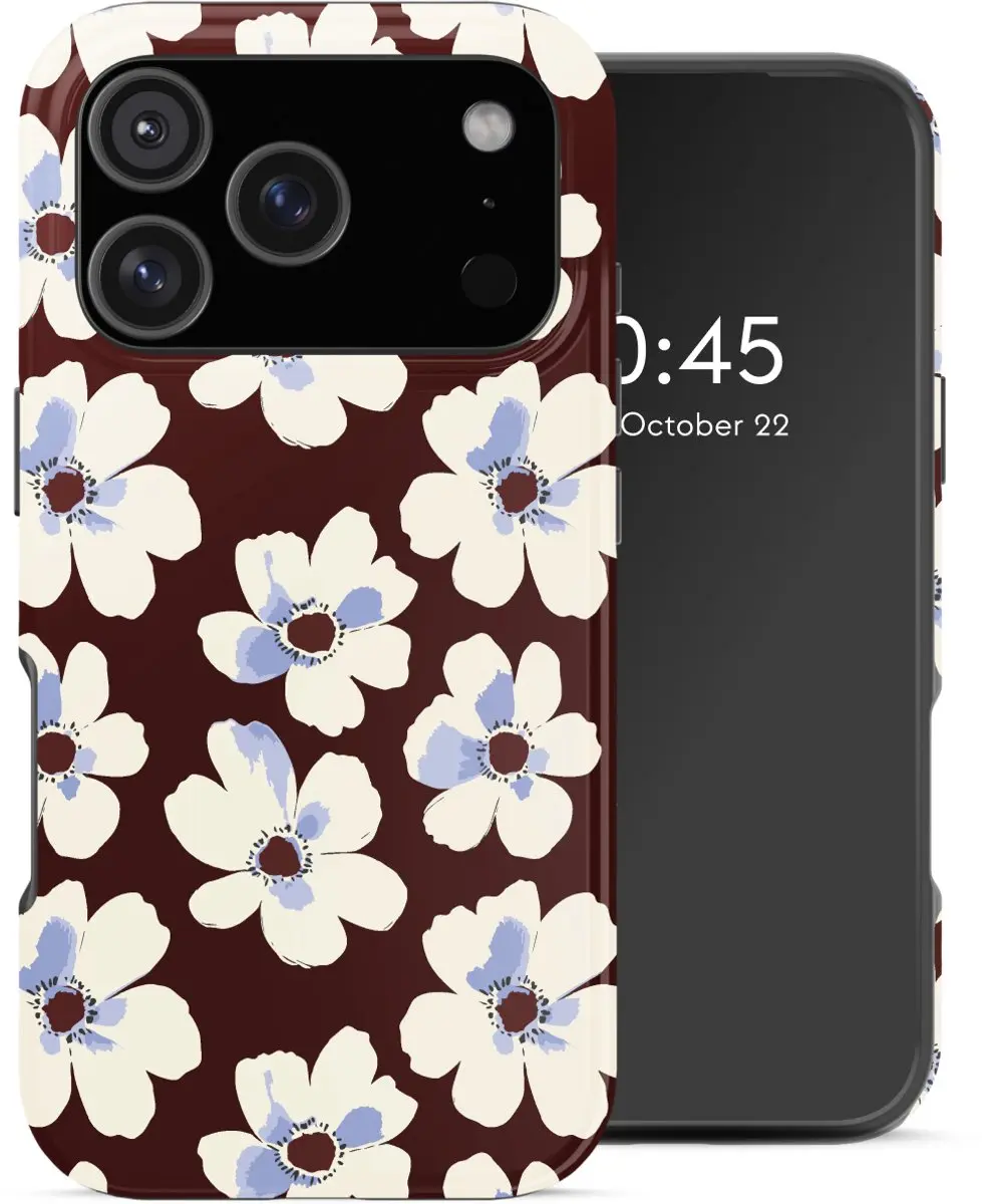 Selencia Hoesje iPhone 17 Pro Max Choco Flower Pop
